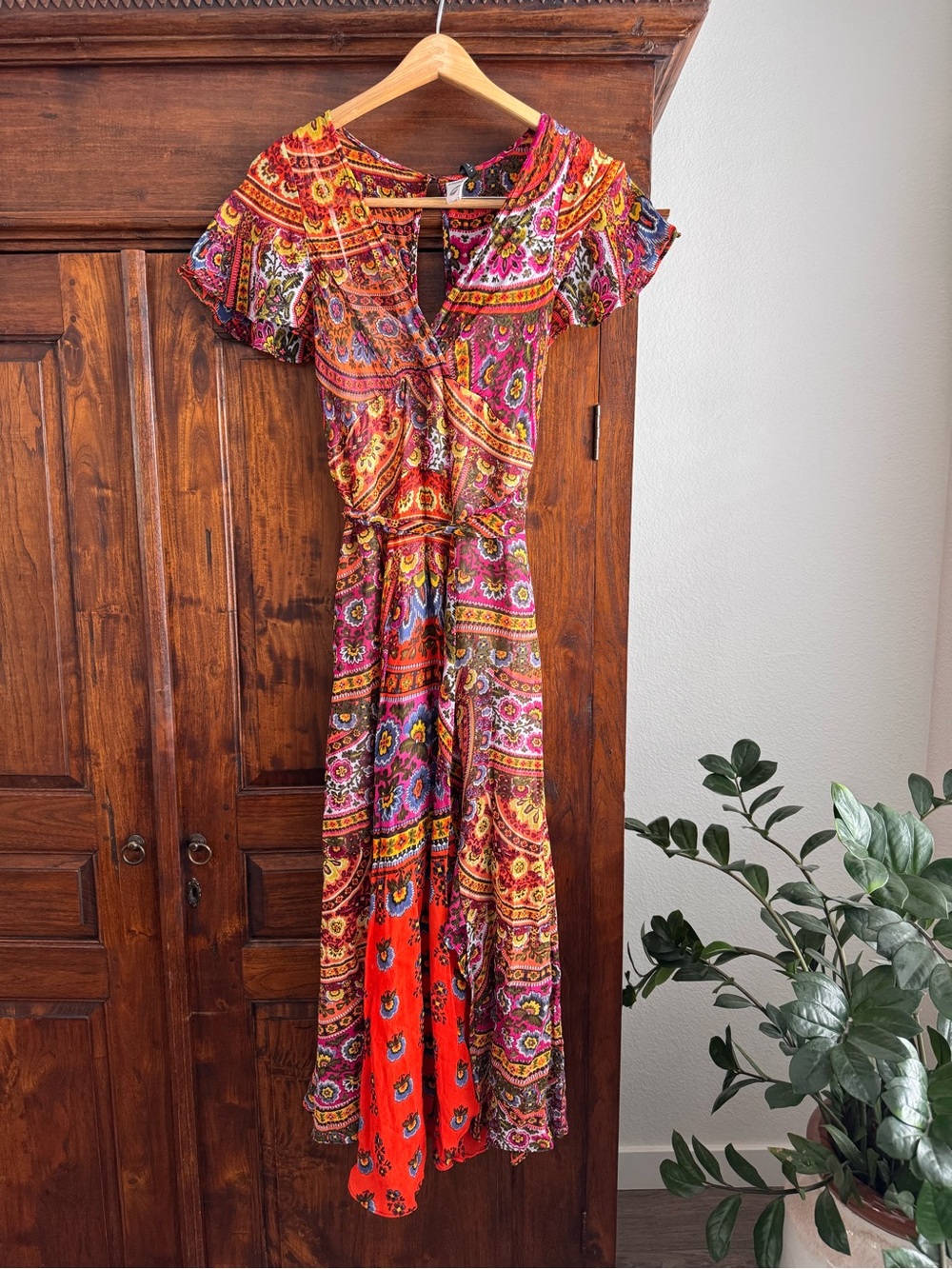Anthropologie Akemi + Kin Murol Wrap Maxi Dress